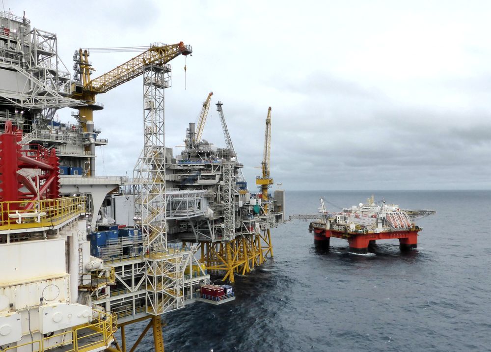 A view of Equinor's oil platform in Johan Sverdrup oilfield in the North Sea, Norway August 22, 2018. u00e2u20acu201d Reuters pic