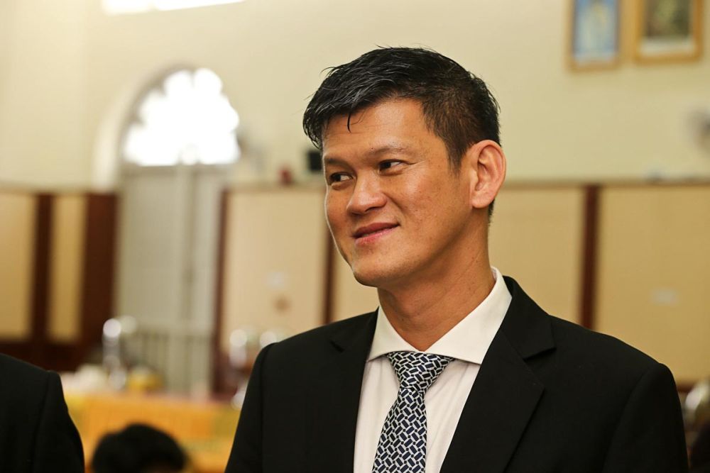 Batu Lancang assemblyman Ong Ah Teong speaks to reporters at the State Assembly building in George Town August 8, 2018. u00e2u20acu2022 Picture by Sayuti Zainudin