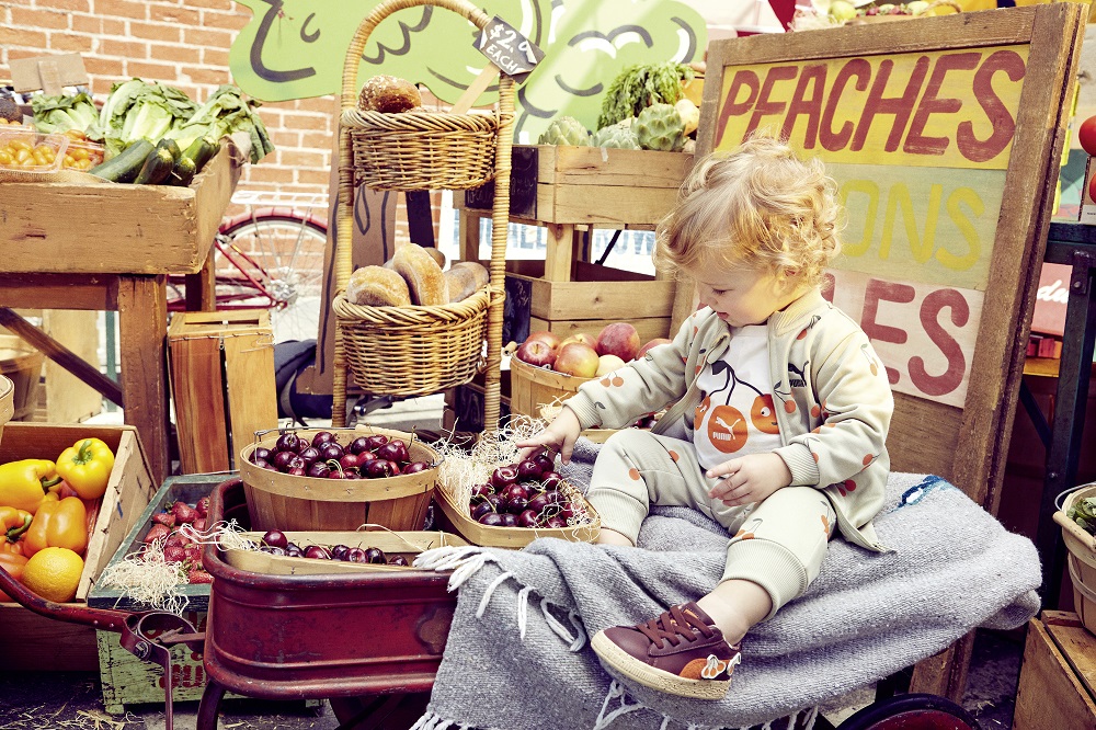 Puma and Tinycottons are collaborating on a sneakers and sportswear collection for children. u00e2u20acu201d AFP pic