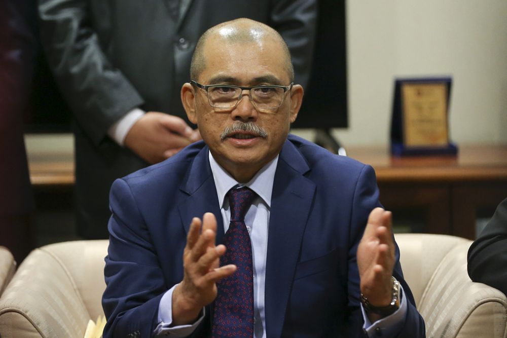 Datuk Seri Dr Ronald Kiandee speaks during a press conference after PACu00e2u20acu2122s first meeting in Parliament August 15, 2018. u00e2u20acu201d Picture by Azneal Ishak