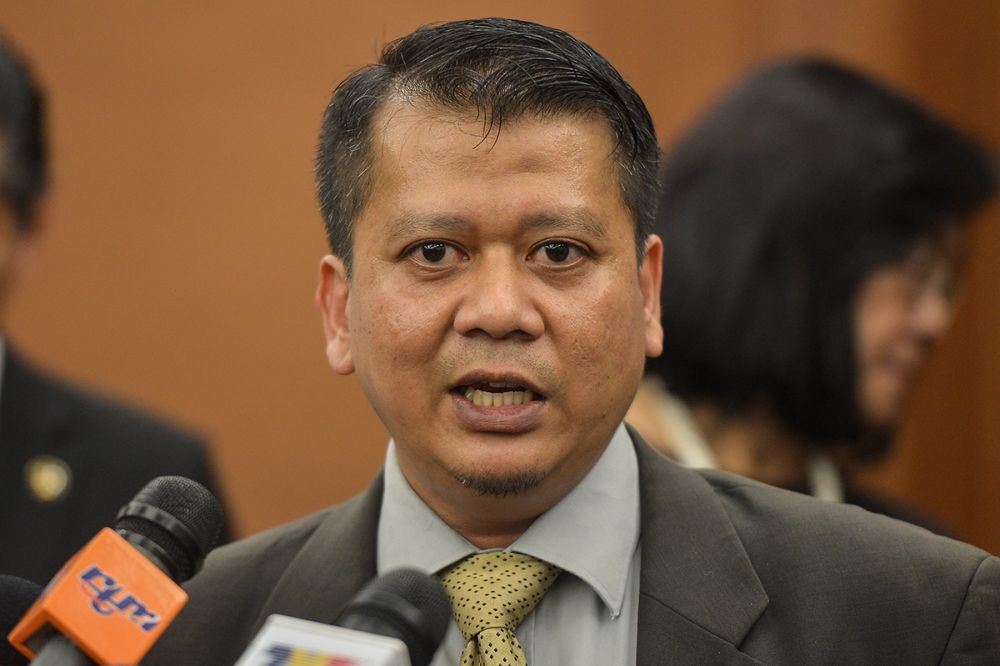 Bersih 2.0 acting chairman Shahrul Aman Mohd Saaari speaks during a press conference at Parliament in Kuala Lumpur August 14, 2018. u00e2u20acu2022 Picture by Mukhriz Hazim