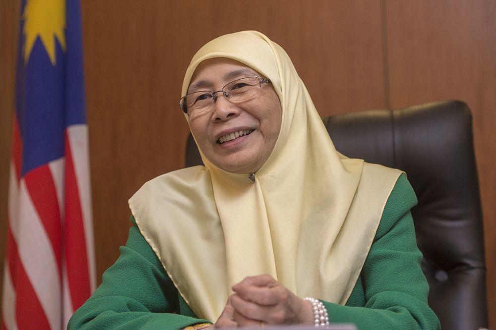 Deputy Prime Minister Datin Seri Dr Wan Azizah Wan Ismail speaks during an interview at Parliament August 16, 2018. u00e2u20acu201d Picture by Mukhriz Hazim