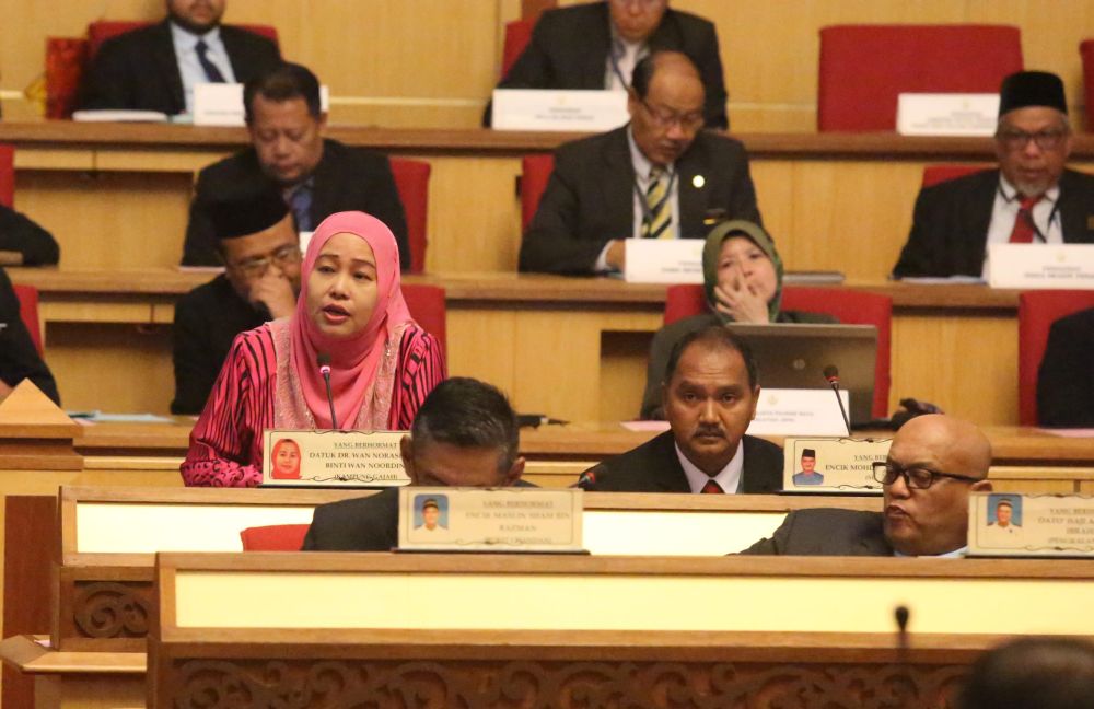 Kampung Gajah assemblyman Datuk Dr Wan Norashikin Wan Nordin said Mentri Besar Ahmad Faizal Azumu and his exco line-up should be enough to run the state. u00e2u20acu2022 Picture by Marcus Pheong