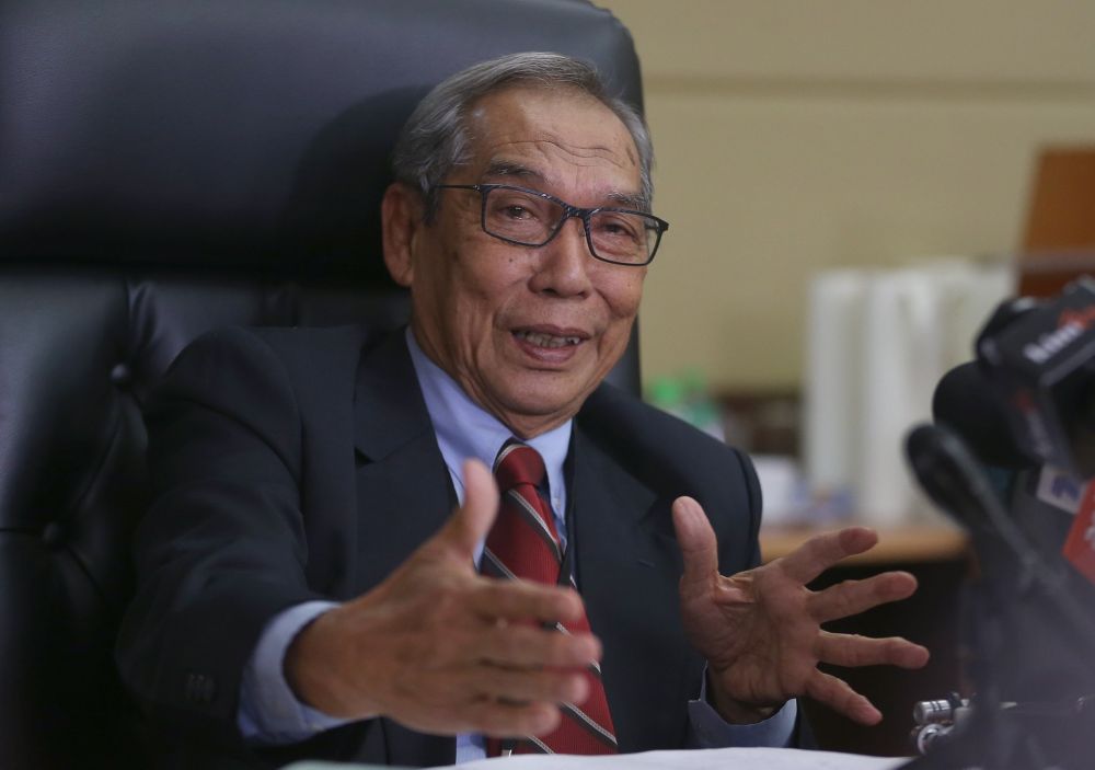 Electoral Reform Committee (ERC) chairman Tan Sri Abdul Rashid Abdul Rahman speaks to reporters at Putrajaya August 29, 2018. u00e2u20acu2022 Picture by Abdul Razak Ghazali