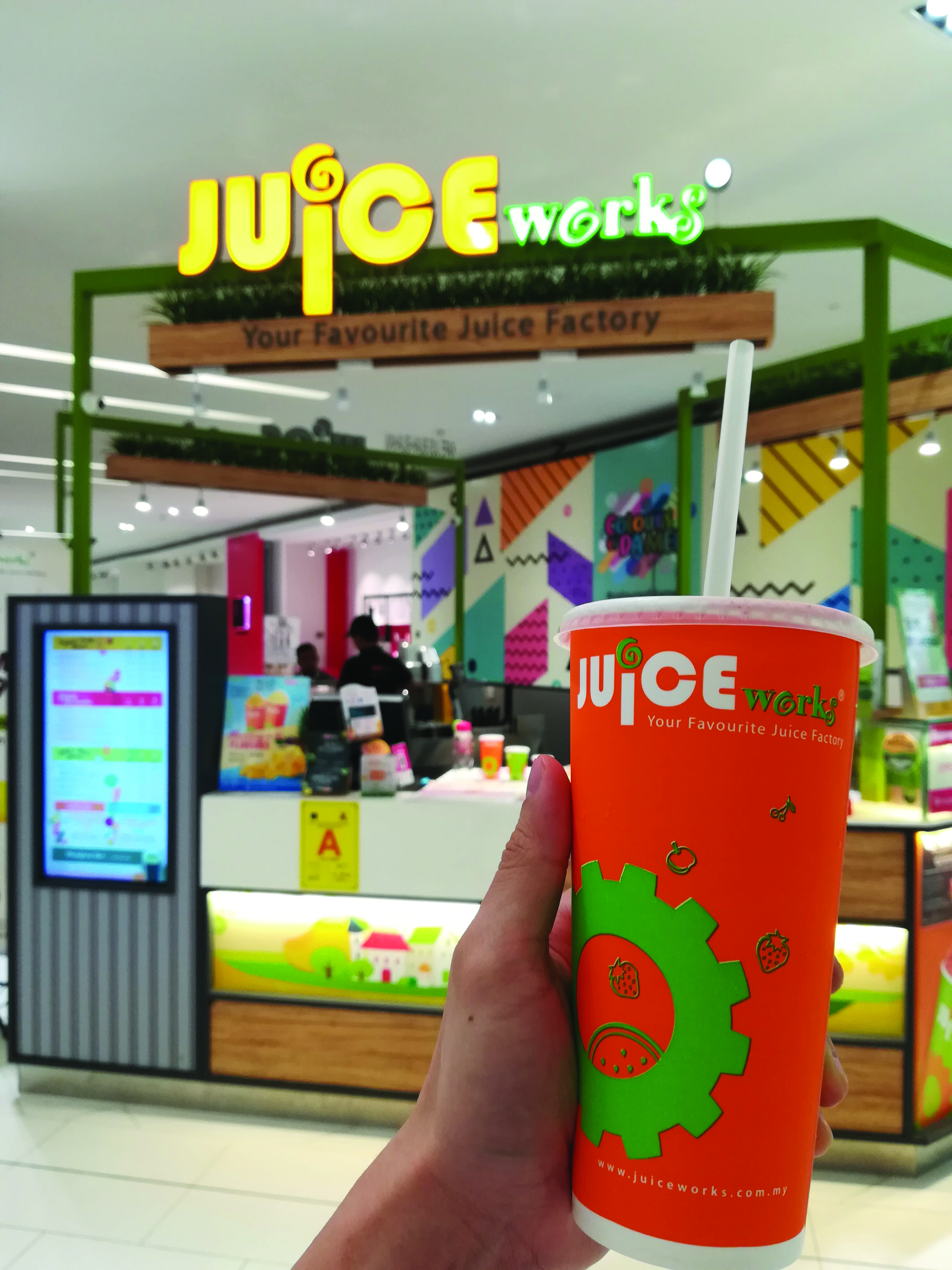 Get your daily portions of fruit and vegetables at Juiceworks.