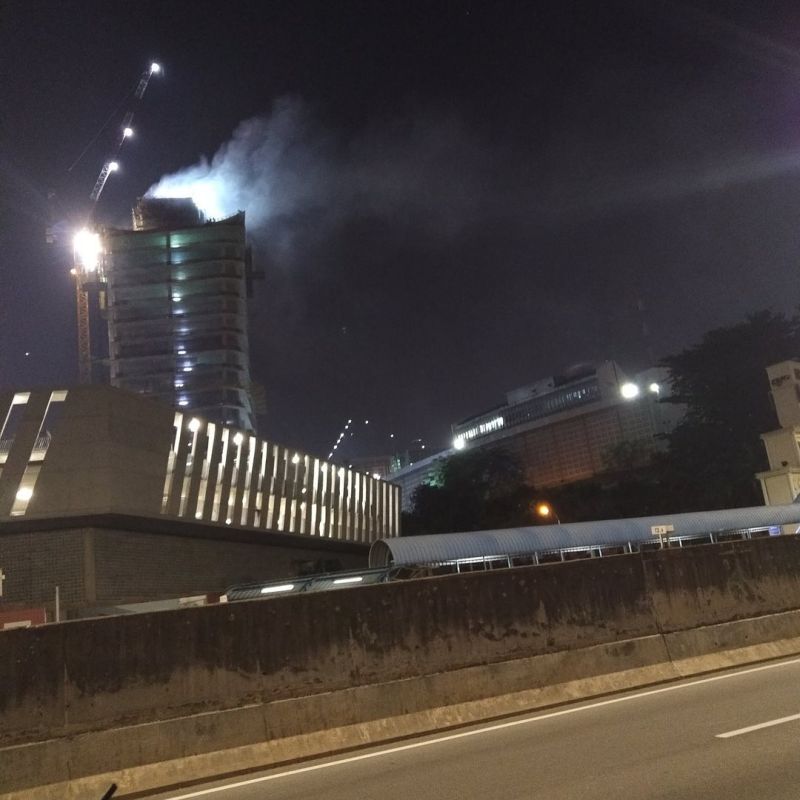 News of the fire incident at Angkasapuri went viral on social media last night. u00e2u20acu2022 Picture via Facebook/Radio RTM