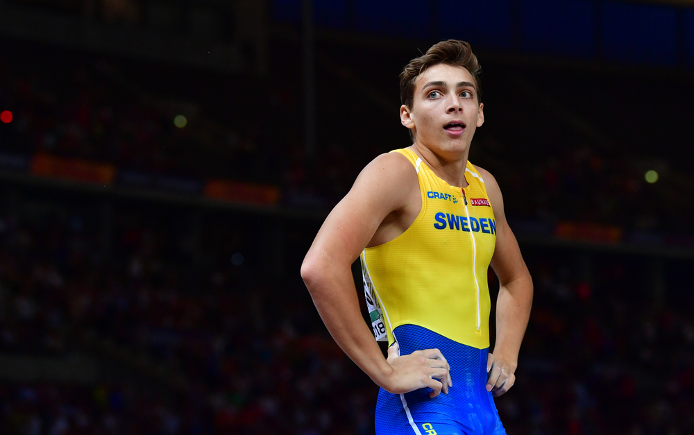 Sweden's Armand Duplantis reacts after winning the men's pole vault final during the European Athletics Championships at the Olympic stadium in Berlin August 12, 2018. u00e2u20acu201d AFP pic