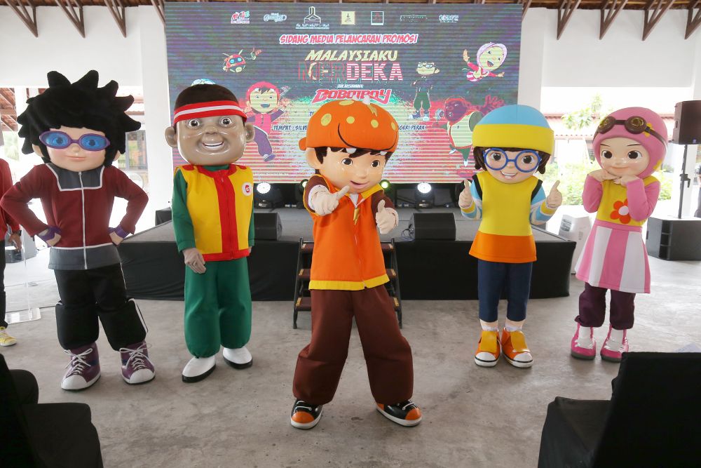 Boboiboy will be featured prominently at the new zone which will be opened to public on August 31. u00e2u20acu2022 Picture by Marcus Pheong