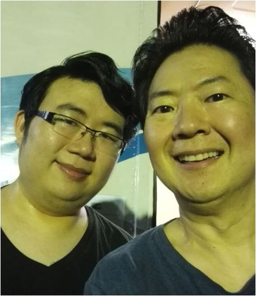 Wong said Ken Jeong, his on-screen father, would ask him about the Hokkien dialect in the script.