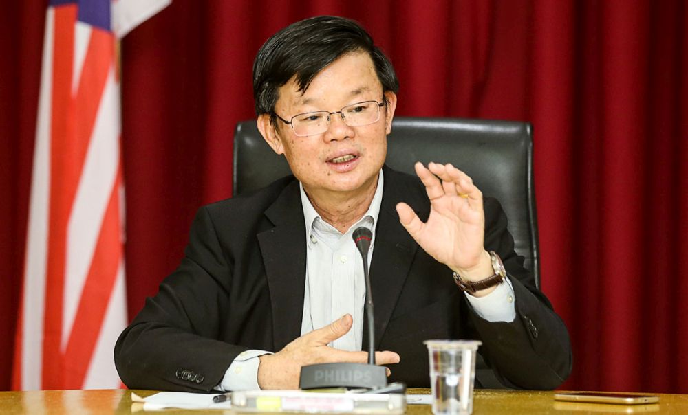 Penang Chief Minister Chow Kon Yeow speaks during a press conference in Komtar August 13, 2018. u00e2u20acu201d Picture by Sayuti Zainudin