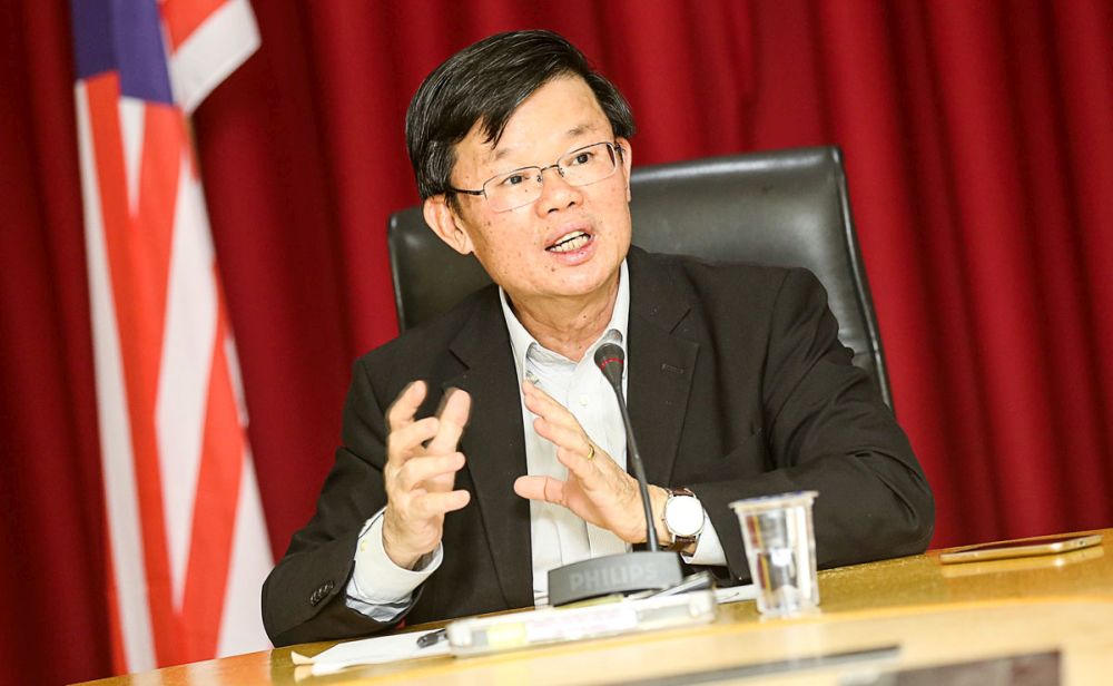 Penang Chief Minister Chow Kon Yeow speaks during a press conference in Komtar August 13, 2018. u00e2u20acu201d Picture by Sayuti Zainudin