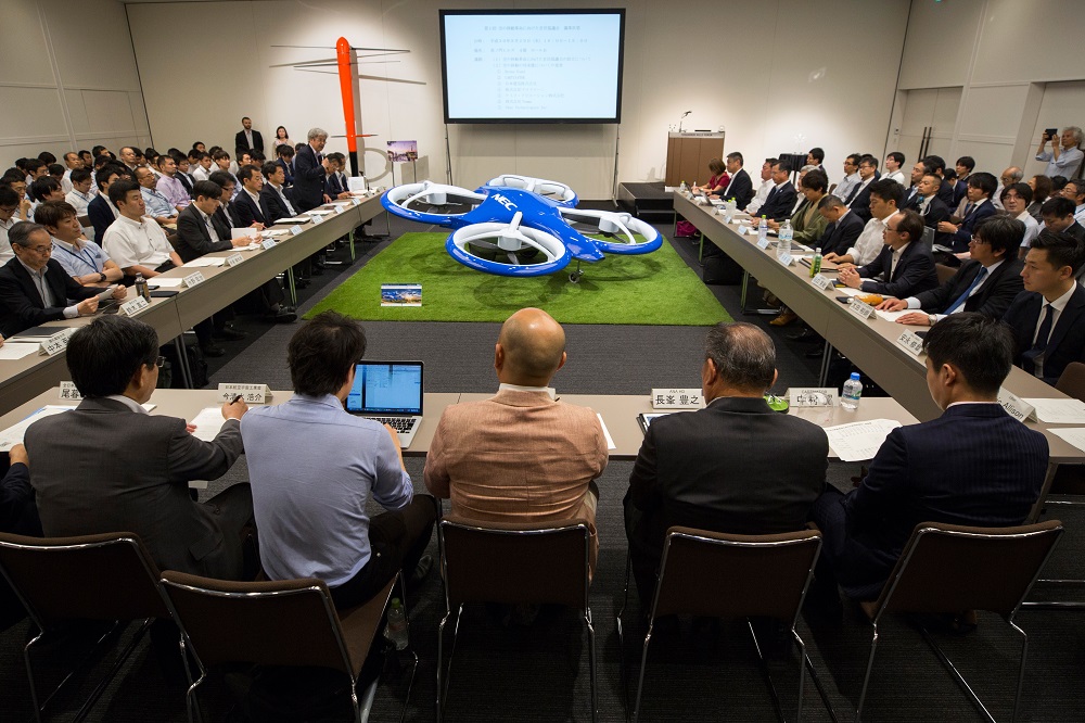 Japanese government officials are partnering with companies including Boeing and Airbus, as well as major Japanese firms like All Nippon Airways, Japan Airlines, NEC and the Toyota-backed Cartivator. u00e2u20acu201d AFP pic