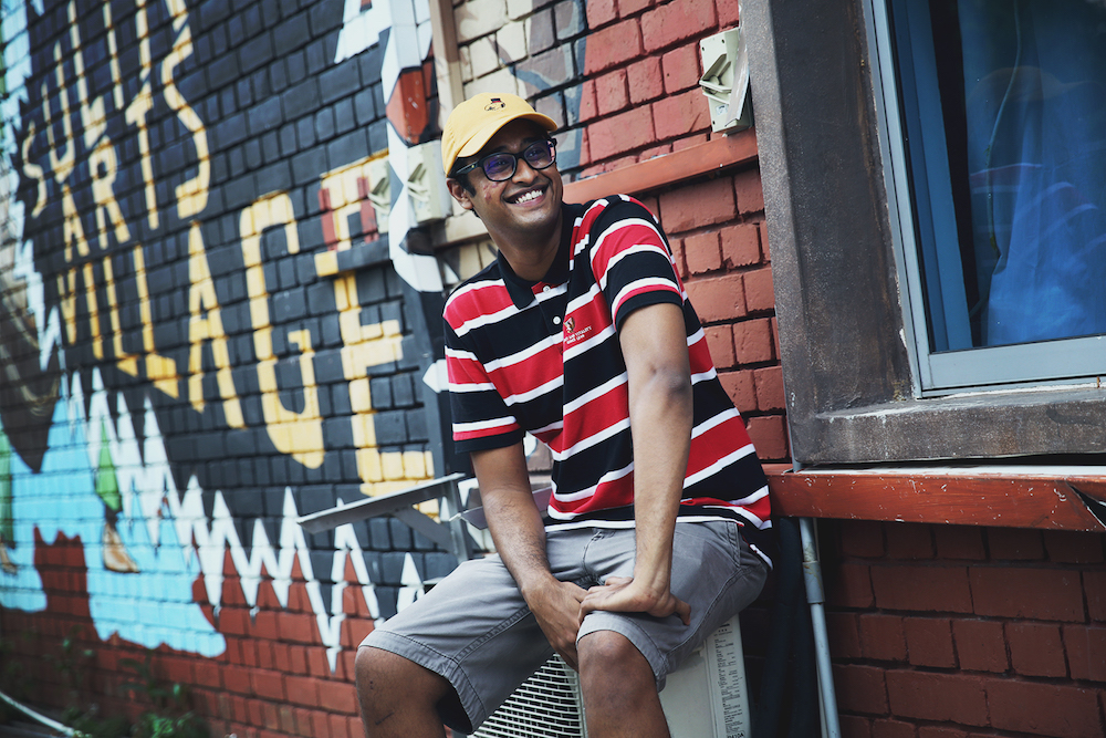 Amir Mohamed, 19, says he would be seen as a hipster when it comes to his musical taste and career aspirations. — TODAY pic