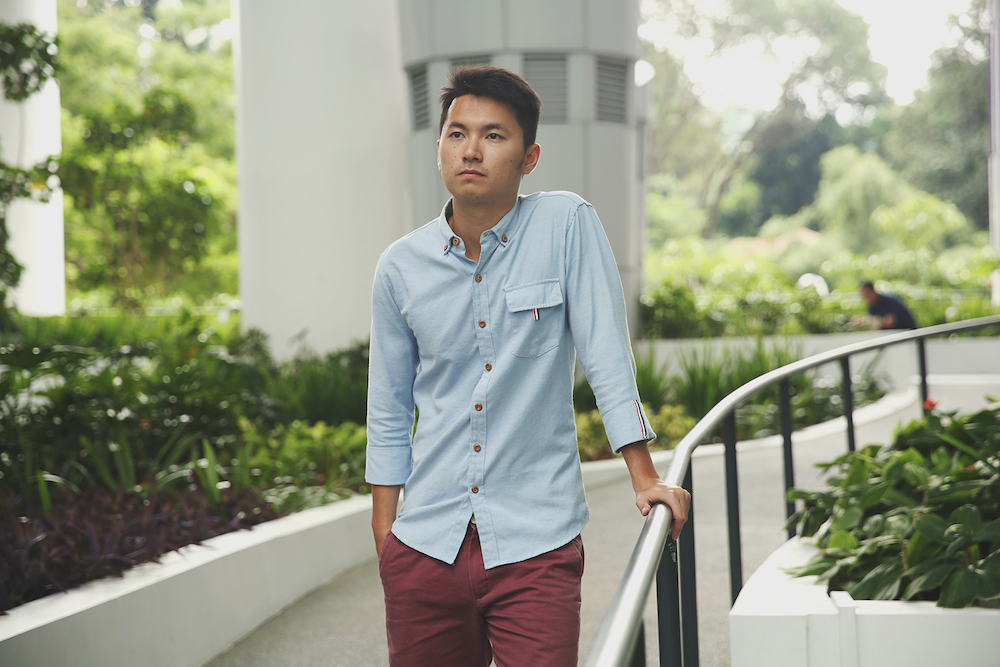 Jenson Li, 25, has an interest in heritage architecture, particularly those in the Art Deco style. — TODAY pic