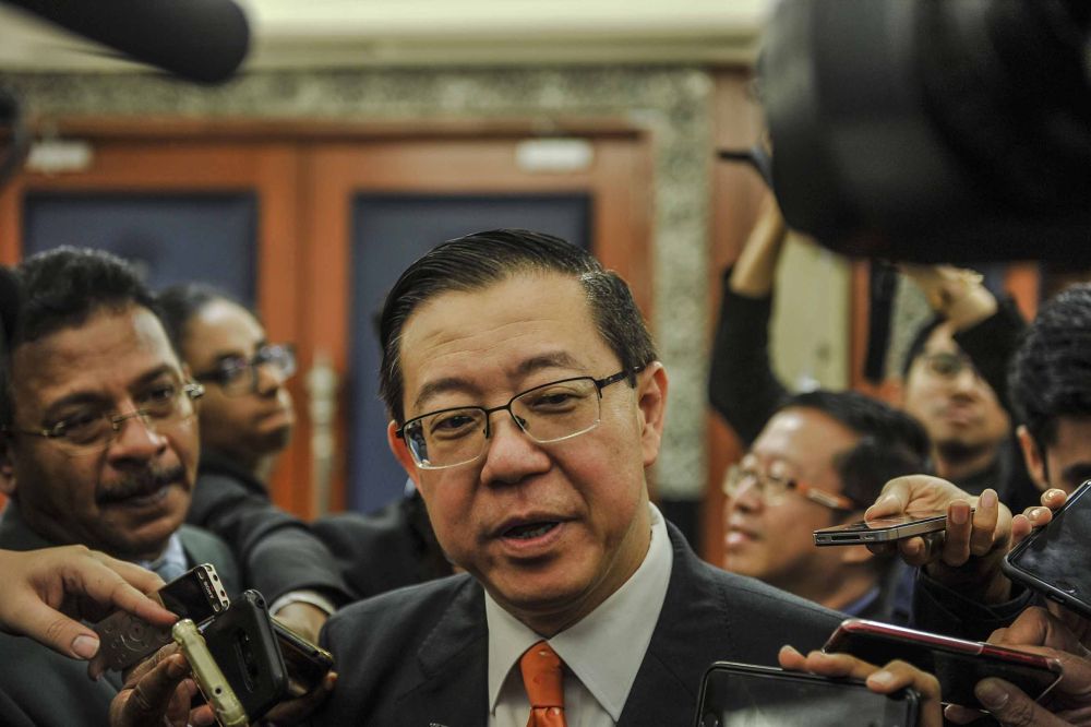 Finance Minister Lim Guan Eng speaks to reporters at Parliament in Kuala Lumpur August 9, 2018. u00e2u20acu2022 Picture by Firdaus Latif