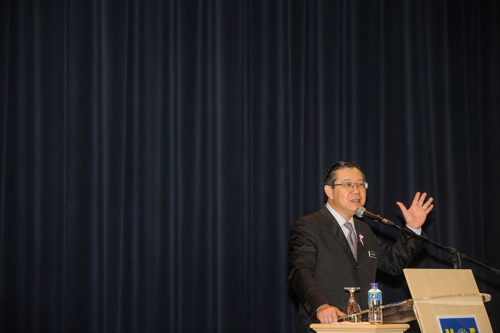 Finance Minister Lim Guan Eng speaks during the Sale & Service Tax media briefing at the Ministry of Finance August 30, 2018. u00e2u20acu201d Picture by Shafwan Zaidon