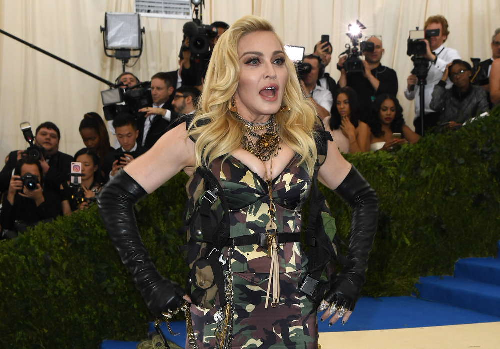 Madonna arrives at the Costume Institute Benefit at the Metropolitan Museum of Art in New York May 1, 2017. u00e2u20acu201d  AFP pic