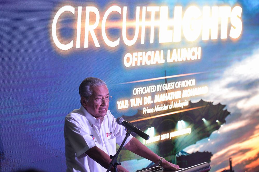 Mahathir said SIC’s effort to transform the venue into a motorsports hub is a step in the right direction. — Picture by Mukhriz Hazim