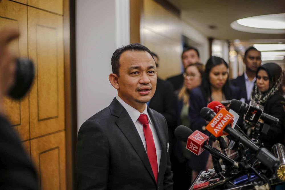 Education Minister Maszlee Malik speaks during a news conference at Parliament in Kuala Lumpur August 1, 2018. u00e2u20acu201d Picture by Firdaus Latif