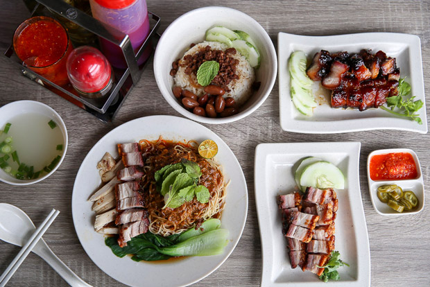 Boon Cheam Kar Mun's siew yoke is roasted in an upright Apollo oven and it is marinated in his own special herb marinade. u00e2u20acu201d Picture by by Choo Choy May