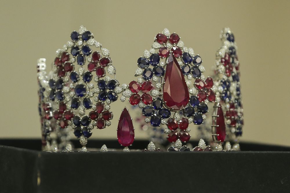 The winner of Miss Malaysia World 2018 will wear a star-studded bespoke crown by Ceres Jewels that's worth a whopping RM4 million. — Picture by Azneal Ishak
