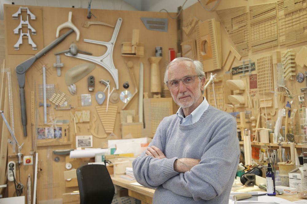 Italian architect Renzo Piano in his Paris workshop in 2015. u00e2u20acu201d AFP Relaxnews pic