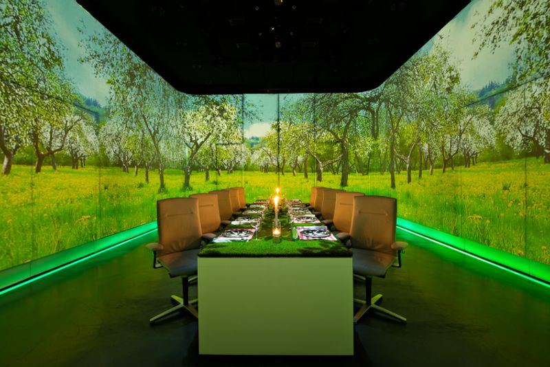 Restaurant Ultraviolet by Paul Pairet in Shanghai, China.