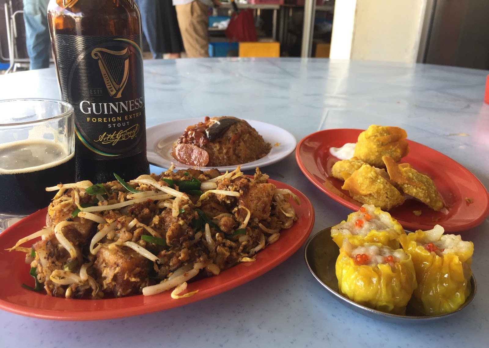 These bite-sized portions make a perfect match for a Guinness Foreign Extra Stout.