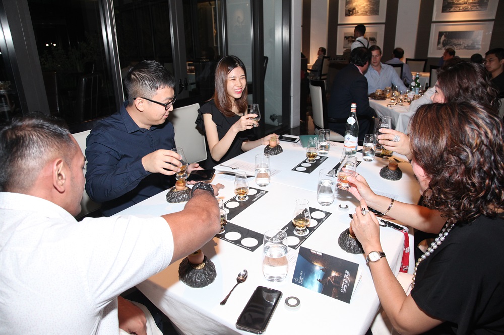 Guests for the Nadodi x Highland Park Whisky dinner enjoyed the 11-course degustation dinner with four different types of Highland Park whisky including the coveted 'The Dark'. u00e2u20acu201d Picture courtesy of Highland Park Whisky