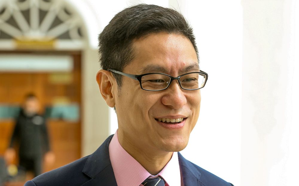 Tanjong Bungah assemblyman Zairil Khir Johari speaks to reporters at the State Assembly building in George Town August 9, 2018.  u00e2u20acu2022 Picture by Sayuti Zainudin