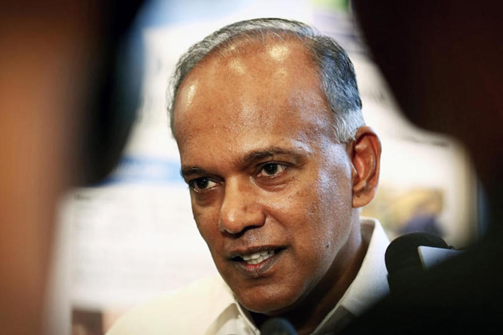 Singaporeu00e2u20acu2122s Home Affairs and Law Minister K. Shanmugam. u00e2u20acu201d TODAY pic
