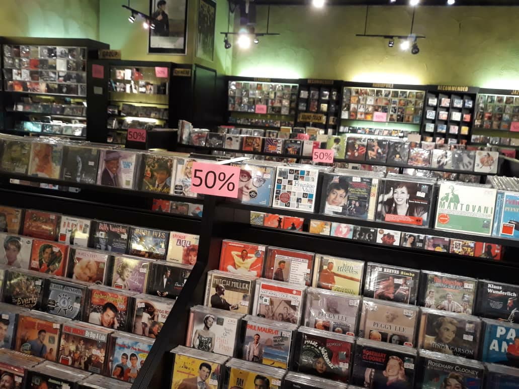 The store is now holding a clearance sale for their remaining stockpile of music.