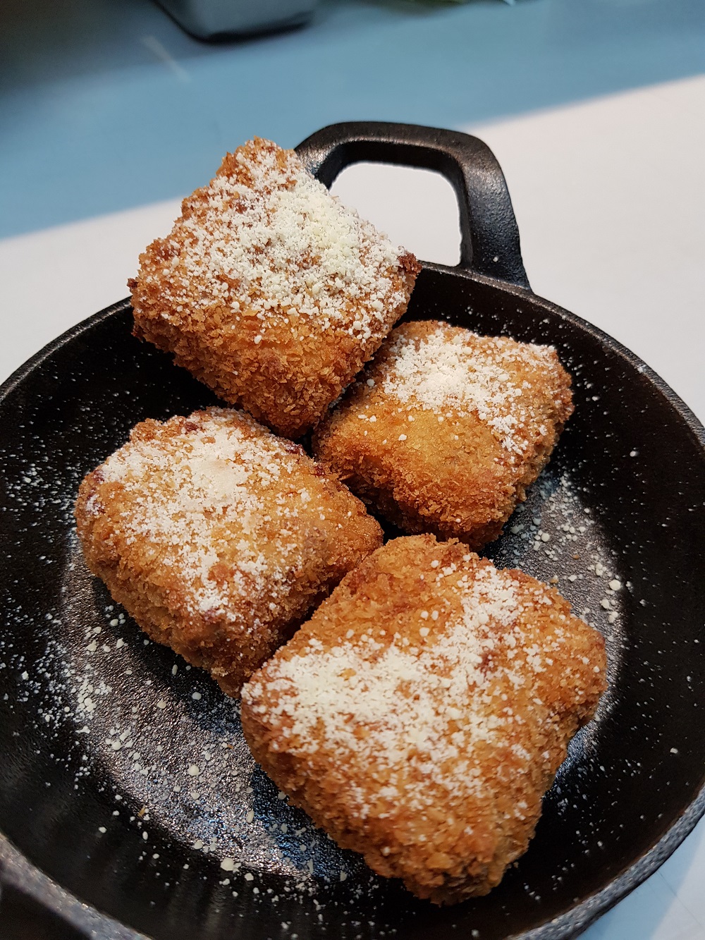 Wagyu Mac & Cheese Croquettes is a gourmet comfort food prepared by Chef Malcolm Goh. — Picture courtesy of Tiffin Food Court