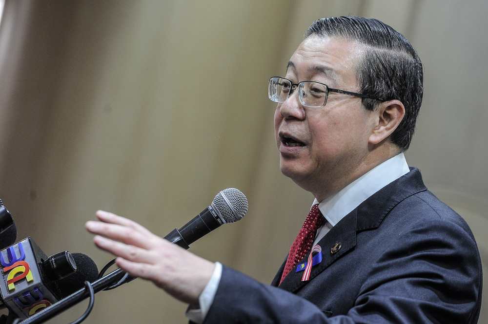 Finance minister Lim Guan Eng speaks during the Sales and Service Tax (SST) press conference in Putrajaya September 3, 2018. u00e2u20acu201d Picture by Shafwan Zaidon