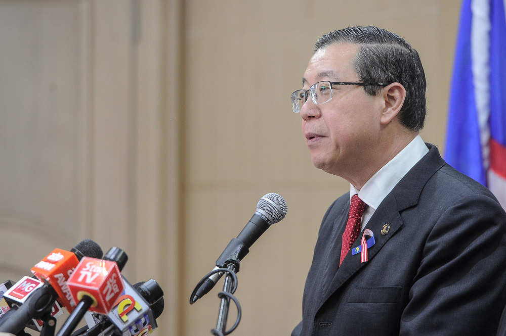 Finance minister Lim Guan Eng speaks during the Sales and Service Tax (SST) press conference in Putrajaya September 3, 2018. u00e2u20acu201d Picture by Shafwan Zaidon