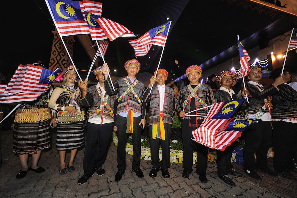 Participants get ready for 2018 Malaysia Day Celebrations at Padang Merdeka in Kota Kinabalu September 16, 2018. u00e2u20acu201d Picture by Shafwan Zaidon