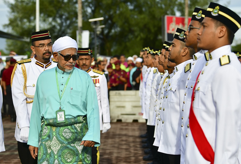 PAS president Datuk Seri Abdul Hadi Awang at the opening ceremony of the partyu00e2u20acu2122s 64th muktamar in Kuala Terengganu September 15, 2018. u00e2u20acu2022 Picture by Azneal Ishak