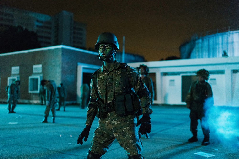 Filming at a site around the Pasir Panjang area. — Handout by Clover Films via TODAY