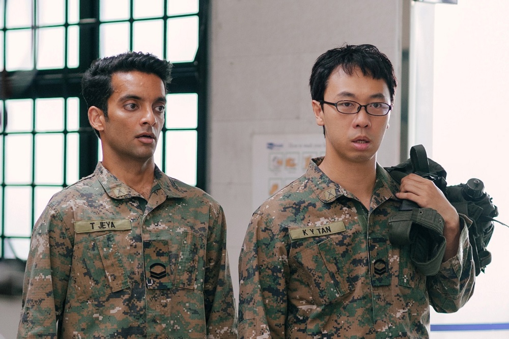 Haresh Tilani (left) of Youtube channel Ministry of Funny fame is also making his movie debut in the movie. — Handout by Clover Films via TODAY