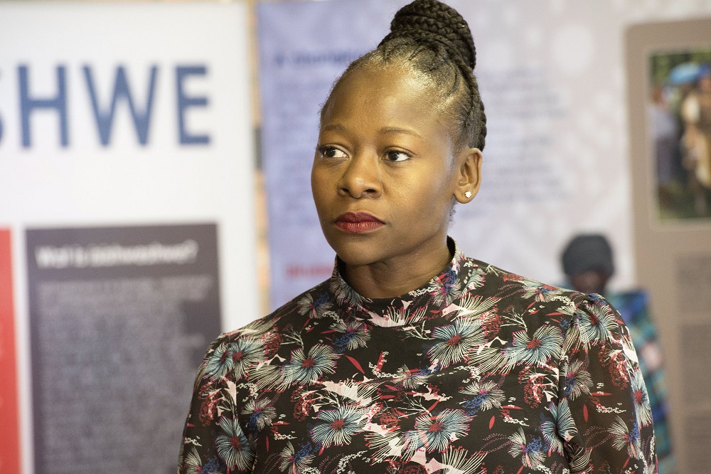 Naledi Khabo, Director of Africa Travel Association attends the Airbnb Africa Travel Summit in Langa township. u00e2u20acu201d AFP pic