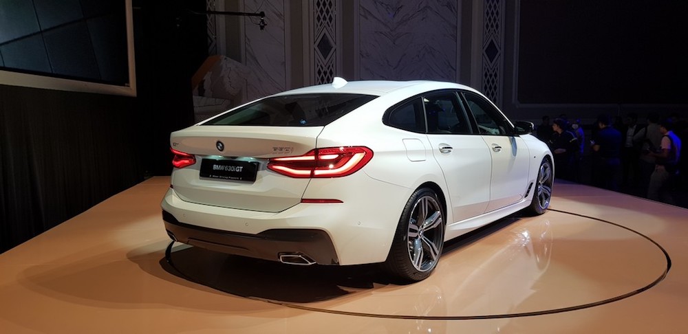 Rear view the new 630i GT. — Picture by YS Khong
