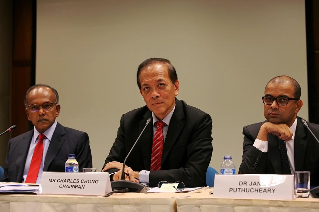 The 10-member committee, chaired by Deputy Speaker of Parliament Charles Chong, charged that not only did the Dr Thum Ping Tjin lie about his academic credentials, but also that he is not a credible historian. u00e2u20acu201d Nuria Ling/TODAY pic