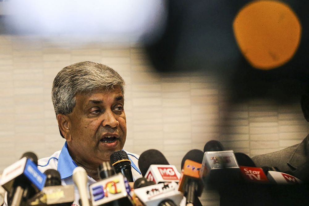 Datuk Danyal Balagopal Abdullah speaks during a press conference at PKRu00e2u20acu2122s headquarters in Petaling Jaya September 12, 2018. u00e2u20acu201d Picture by Hari Anggara