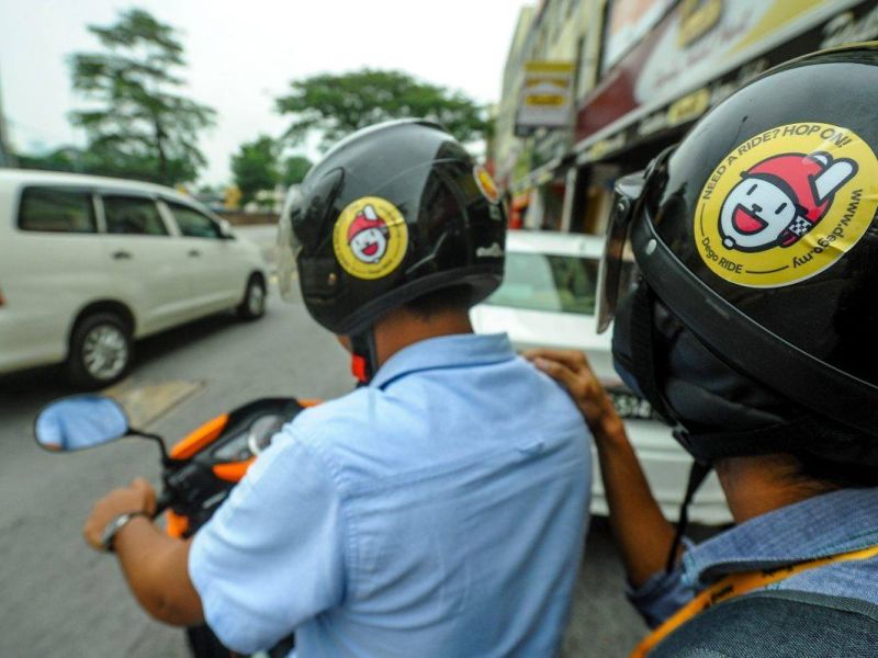 Nabil said Dego Ride's riders are required to provide quality helmets meeting the SIRIM standard to passengers. — Picture via Facebook/Cempedak Cheese