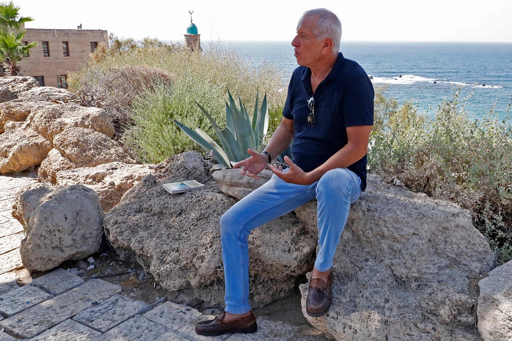 Israeli author Gad Shimron speaks during an interview with AFP in the coastal city of Tel Aviv August 23, 2018. u00e2u20acu201d AFP pic 