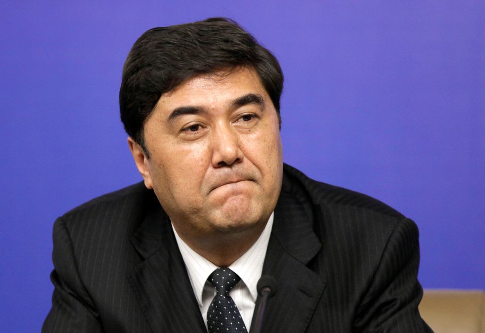 Nur Bekri, Chairman of Xinjiang Uygur Autonomous Region, attends a news conference during the annual session of China's parliament, the National People's Congress (NPC), in Beijing March 7, 2010. u00e2u20acu201d Reuters pic