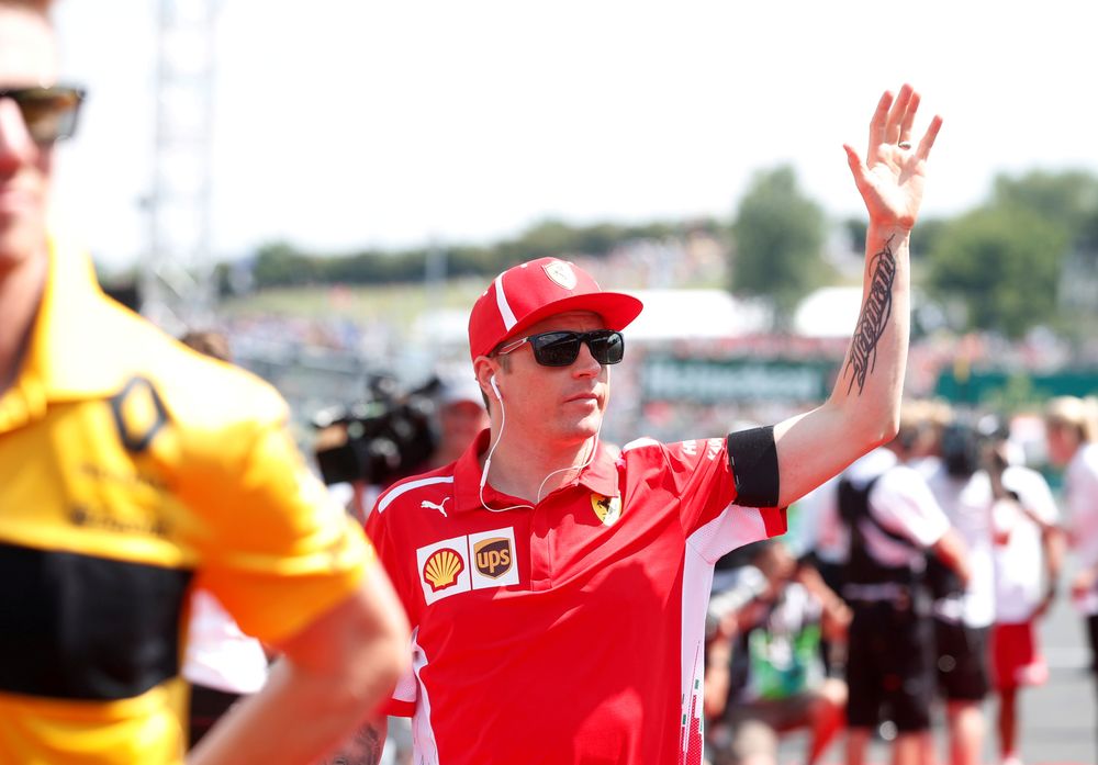 Ferrariu00e2u20acu2122s Kimi Raikkonen is pictured before the Hungarian Grand Prix race at Hungaroring in Budapest, July 29, 2018. u00e2u20acu201d Reuters pic