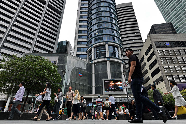 Singaporeans are so used to giving their NRIC numbers on request... they don’t realise they may be compromising their personal data. — AFP pic