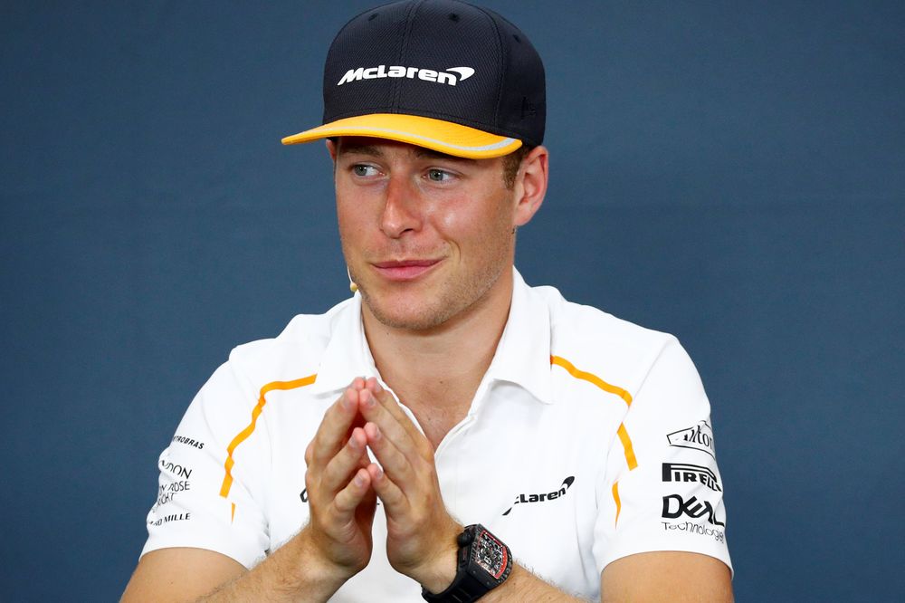 McLarenu00e2u20acu2122s Stoffel Vandoorne during the press conference after the Belgian Grand Prix at Spa-Francorchamps, Stavelot, Belgium, August 23, 2018. u00e2u20acu201d Reuters pic