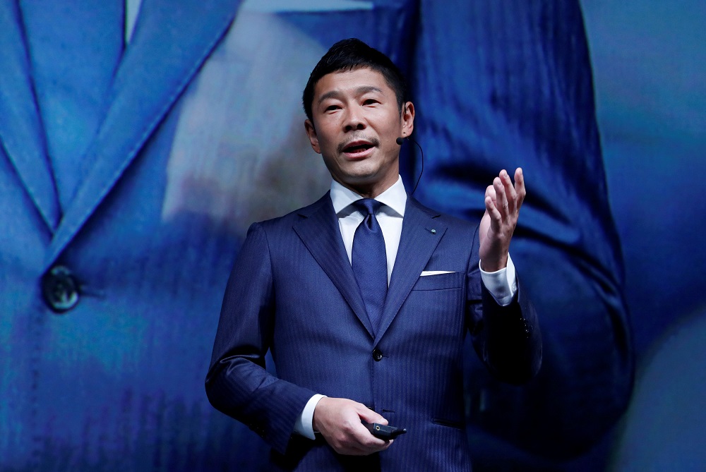 Yusaku Maezawa, the chief executive of Zozo speaks at an event in Tokyo July 3, 2018. u00e2u20acu201d Reuters pic